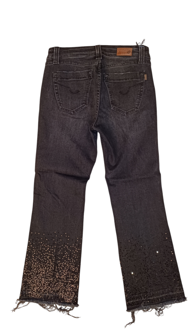 Pantalón vaquero cropped Lentejuelas. - Imagen 7