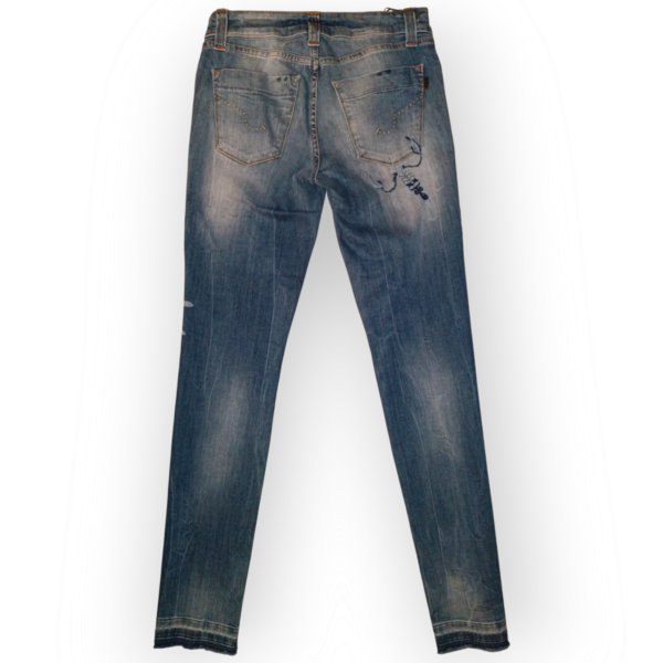 Pantalón denim estilo japonés. - Imagen 4