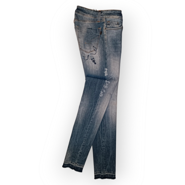 Pantalón denim estilo japonés. - Imagen 2