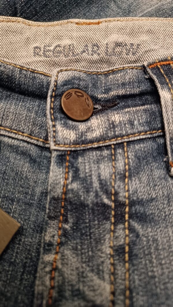 Pantalón denim estilo japonés. - Imagen 6