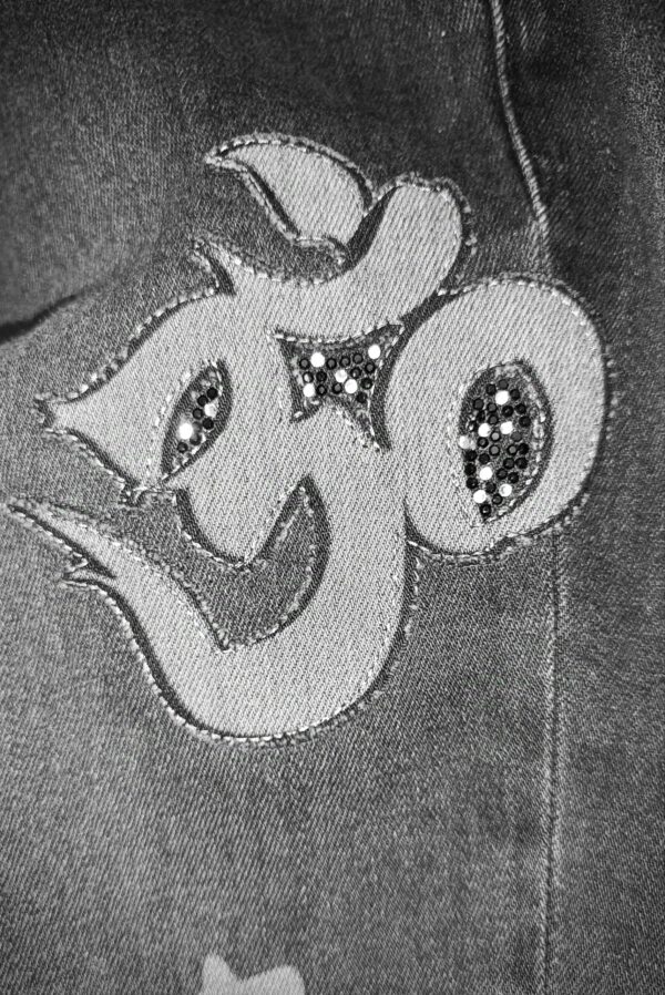 Pantalón denim estilo japonés. - Imagen 9