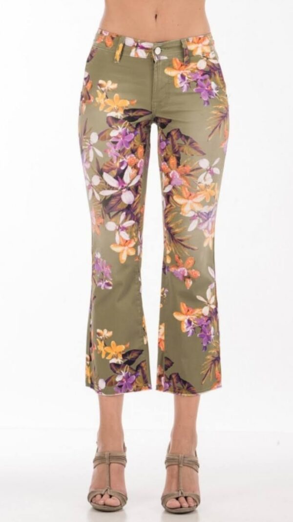 Pantalón cropped tropical - Imagen 4