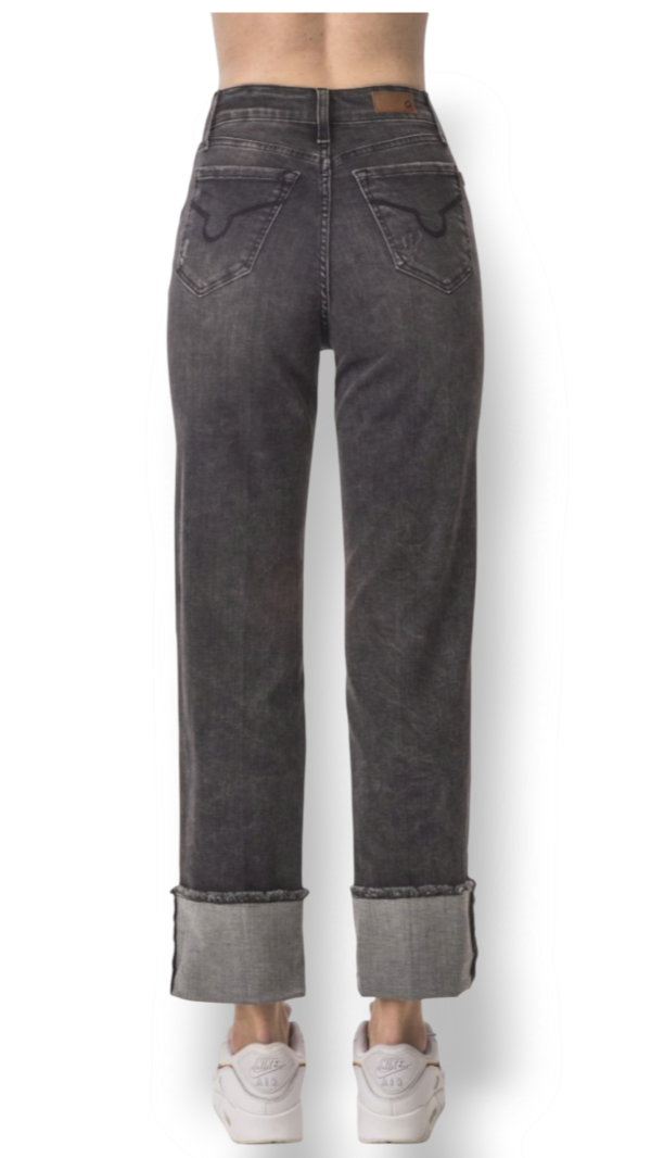 pantalon.vaquero.negro.dobladillo.spazio.styla