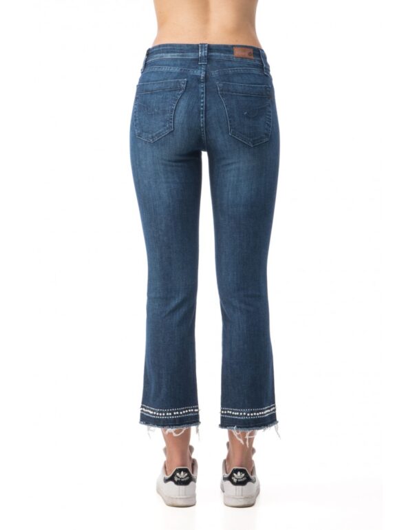 Pantalón vaquero  perlas. - Imagen 2