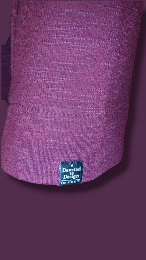 Vestido Oversize Efecto Piel de Cocodrilo - Granate, S-36