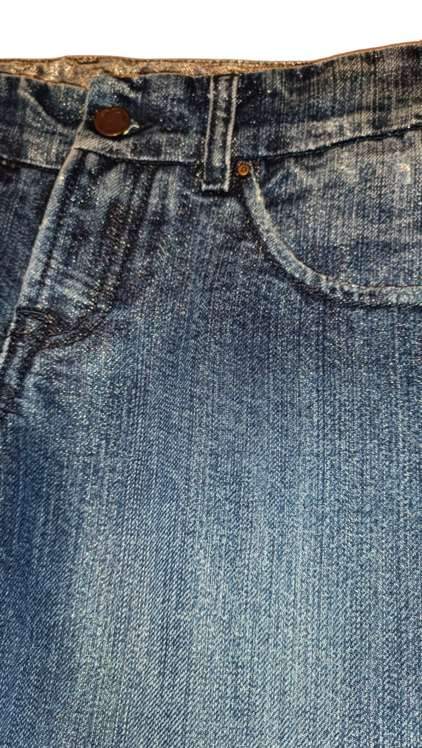 Pantalón vaquero plateado - Imagen 4