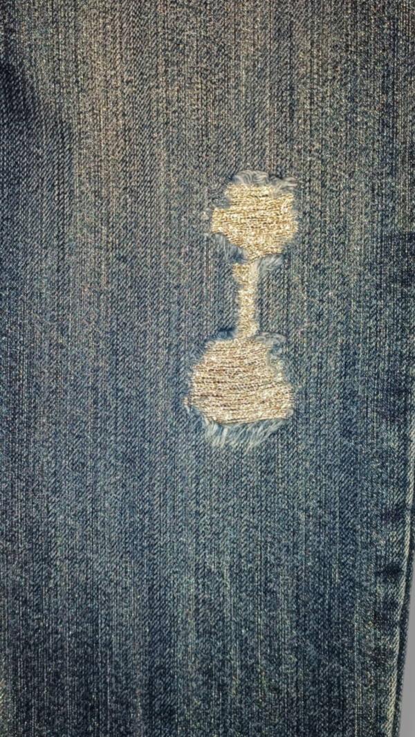 Pantalón vaquero plateado - Imagen 5