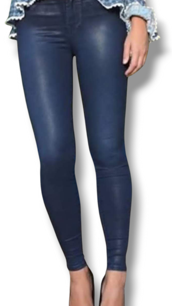 Pantalón skinny encerado - Imagen 2