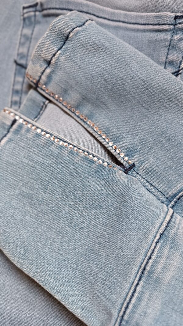 Pantalón Vaquero Skinny con Strass. Jonnhy Q - Imagen 5